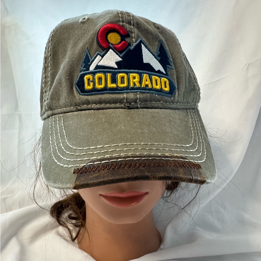 Mountain State Specialties Colorado Baseball Cap/Hat in Green